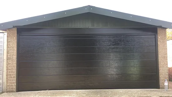 Sectional garage doors